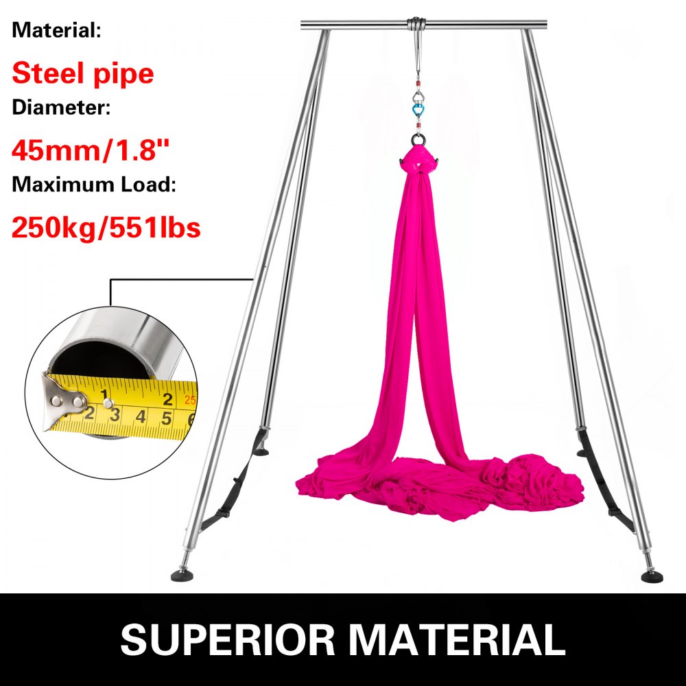Wiszący trapez do jogi Swing Yoga Trapeze Stand Aerial Yoga Frame Steel Bar 12M