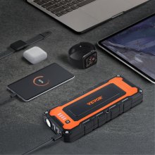 Urządzenie do uruchamiania awaryjnego samochodu VEVOR 3000A 59,2 Wh Power Bank ze wzmacniaczem litowym