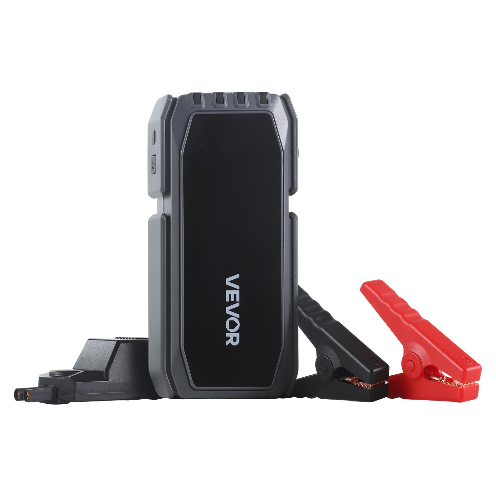 VEVOR Power Bank, urządzenie rozruchowe o szczytowym natężeniu prądu 1500 A z latarką LED i kablem do silników benzynowych o pojemności do 6 l/diesla o pojemności do 4 l, przenośne urządzenie wspomagające z szybkim ładowaniem i zabezpieczeniem na wypadek sytuacji awaryjnych