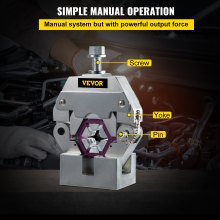 VEVOR Szczypce Do Zaciskania 71550 Wąż Hydrauliczny Zwijacz Węży Hydraulicznych Automatyczne Zwijarki