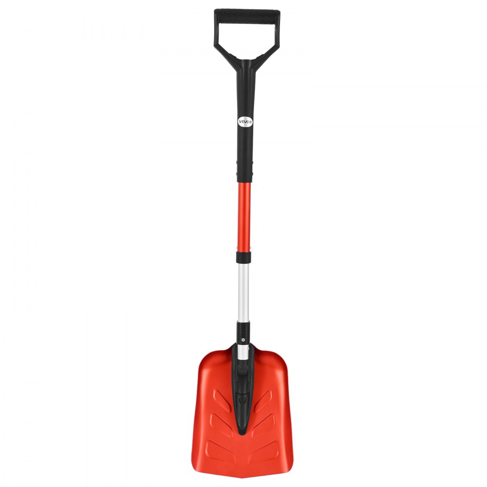 Łopata do śniegu VEVOR, 22 cm, odśnieżarka z uchwytem w kształcie litery D, odśnieżarka 910-1020 mm, łopata do śniegu, skrobaczka do śniegu, aluminiowe narzędzie do odśnieżania ogrodu, samochodu, kempingu