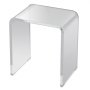 VEVOR Stolik kawowy akrylowy 415 x 305 x 460 mm, stolik boczny w kształcie litery U, przezroczysty stolik kawowy na napoje, jedzenie, przekąski, stosowany w salonie, sypialni, gabinecie itp.