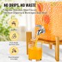 VEVOR 10 L dozownik do napojów na imprezy, szklany dozownik do soków ze stojakiem, kran ze stali nierdzewnej, dozownik do wody z mrożoną herbatą i lemoniadą, do restauracji, hoteli i na imprezy