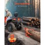 Profesjonalne kleszcze leśne VEVOR 710-812 mm, kleszcze podnoszące z 4 pazurami, obrotowe stalowe kleszcze do drewna, udźwig 1000 kg, ząbkowane pazury, chwytak do drewna, kleszcze ciągnące, kleszcze hakowe do ciągników, wózków