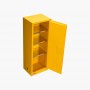 VEVOR Flammable Cabinet, 59 x 46 x 165.1 cm, 23 Gallon Flammable Storage Cabinet with Adjustable Shelf, Cold-Rolled and Galvanized Steel Fire Cabinets, for Commercial Industrial and Home Use, Yellow