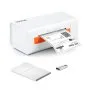 Drukarka etykiet VEVOR 200x79x83mm Drukarka termiczna 150mm/s Drukarka etykiet wysyłkowych Drukarka etykiet termicznych USB Automatyczne rozpoznawanie etykiet Windows Mac OS Linux Chromebook