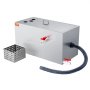 Komercyjny separator tłuszczu VEVOR, separator tłuszczu 25 funtów, separator z górnym wlotem, separator tłuszczu ze stali nierdzewnej pod zlewem, separator wody i oleju ściekowego o wydajności 6,44 GPM, do restauracji itp.