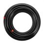 VEVOR air compressor hose kit, 60.96 mx 19.05 mm compressed air hose, HDPE-aluminum compressed air pipe system, easy to install, compressed air hose kit for garage workshops, black