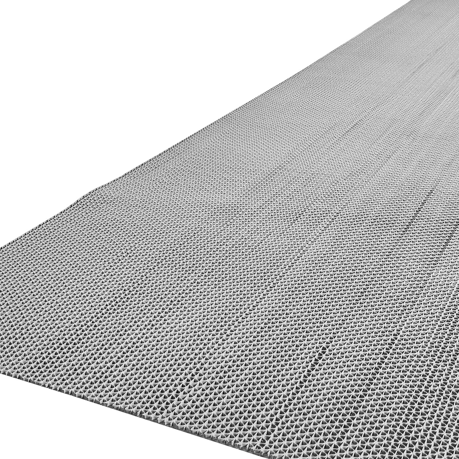 Mata drenażowa PVC VEVOR (0,9 m x 5 m), antypoślizgowa mata podłogowa PVC, mata przeciwbryzgowa do pomieszczeń mokrych, mata w rolce, mata antypoślizgowa do basenów, tarasów, łazienek i toalet, kolor szary