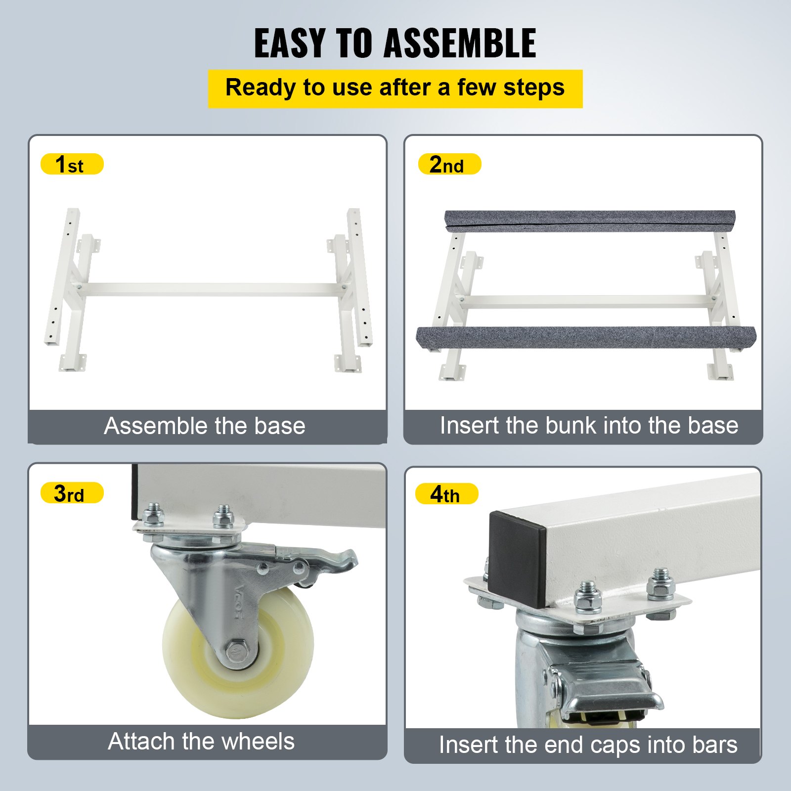 VEVOR Watercraft PWC Dolly Jet Stojak na narty Wózek do przechowywania Przyczepa o pojemności 1300 LBS