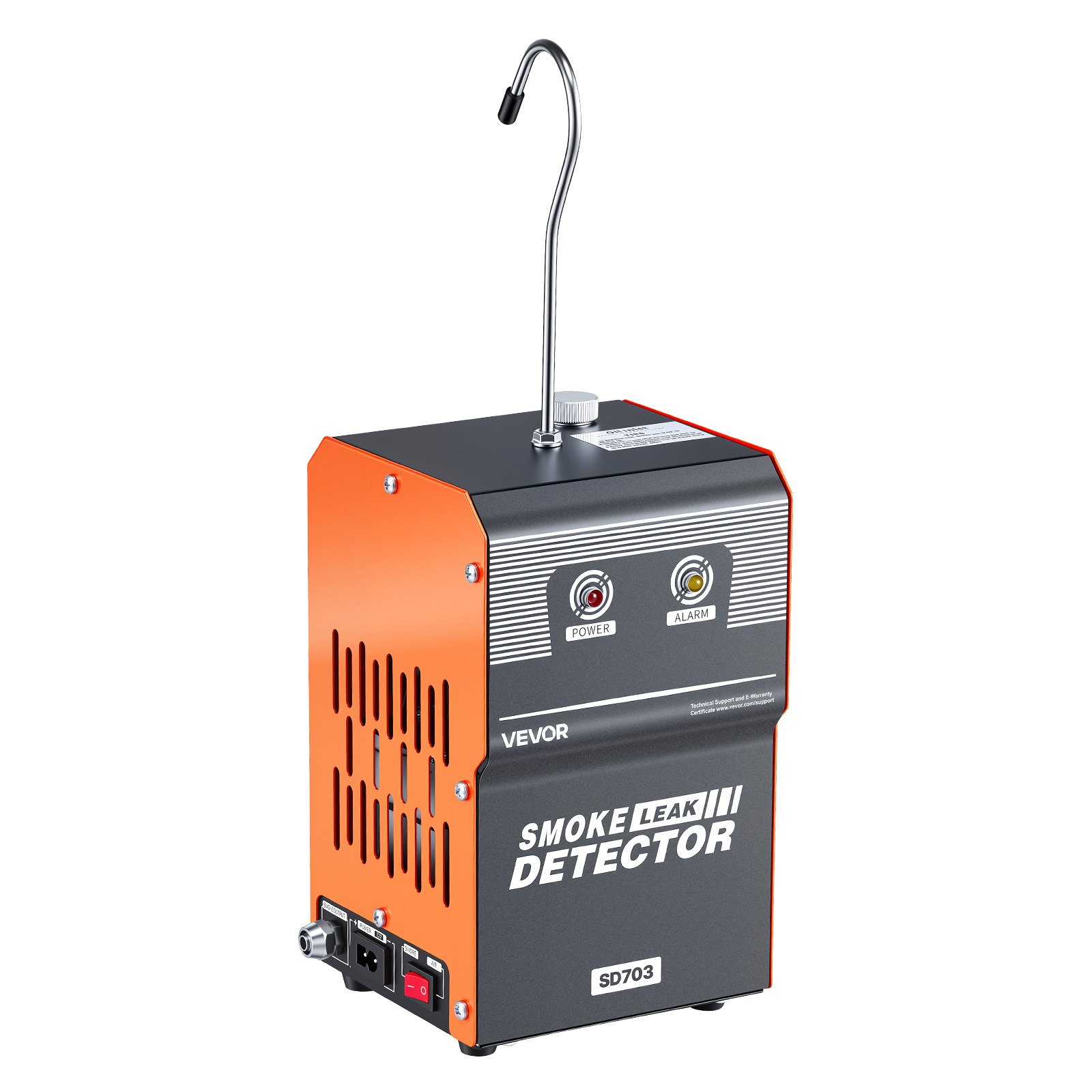 Generator dymu VEVOR EVAP, generator dymu samochodowego z pompą powietrza i podwójnym trybem przepływu powietrza, wykrywacz nieszczelności w samochodach, motocyklach i ciężarówkach, narzędzie diagnostyczne do wykrywania nieszczelności, 1,3–1,6 bara, generator dymu, narzędzie do testowania szczelności