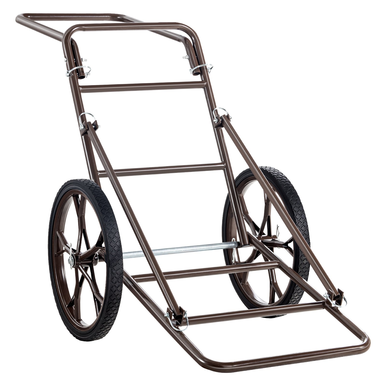 VEVOR Game Cart, składany wózek do transportu zwierzyny 227 kg, transporter zwierzyny z dwoma kołami o średnicy 42 cm i ergonomicznym uchwytem, ​​akcesoria do wózków do transportu zwierzyny, uniwersalny wózek transportowy do polowań, wędkowania i pieszych wędrówek