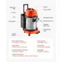 VEVOR Walnut Blaster, 30L 1600W Automotive Engine De-Carbon Cleaner, Physical Sand Blasting Trolley Machine for Intake Manifold & Valves Cleaning - with 5.5lbs Walnut Shell Media & 23 Adapters