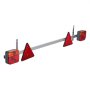 VEVOR Trailer Lights, 12V Trailer Tail Lights Kit with Stop Brake Turn Tail License Plate Lamp, Waterproof and Dustproof Tow Lighting Kit with Wiring Harness for Boat Truck Camper RV Snowmobile Bus
