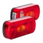 VEVOR Lampy do przyczep Lampy do przyczep z 6 trybami (światła stopu/kierunkowskazy/światła tylne/oświetlenie tablicy rejestracyjnej/światła cofania/światła przeciwmgielne), zestaw oświetlenia do przyczepy z wiązką przewodów do ciężarówek