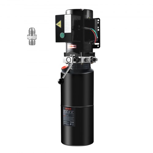 VEVOR Pompa hydrauliczna, agregat hydrauliczny 220 V, agregat hydrauliczny 2200 W, jednostronnego działania pompa hydrauliczna, agregat hydrauliczny z ręczną pompą ze zbiornikiem 2,5 galona, ​​do wind, wózków widłowych itp.