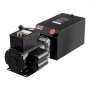 Pompa hydrauliczna VEVOR, jednostka hydrauliczna AC 220 V, 15 qt, jednostronnego działania, przepływ oleju 6,3 l/min, maks. ciśnienie tłoczenia 22 MPa do wywrotek, warsztatów samochodowych i podnośników samochodowych, kolor czarny