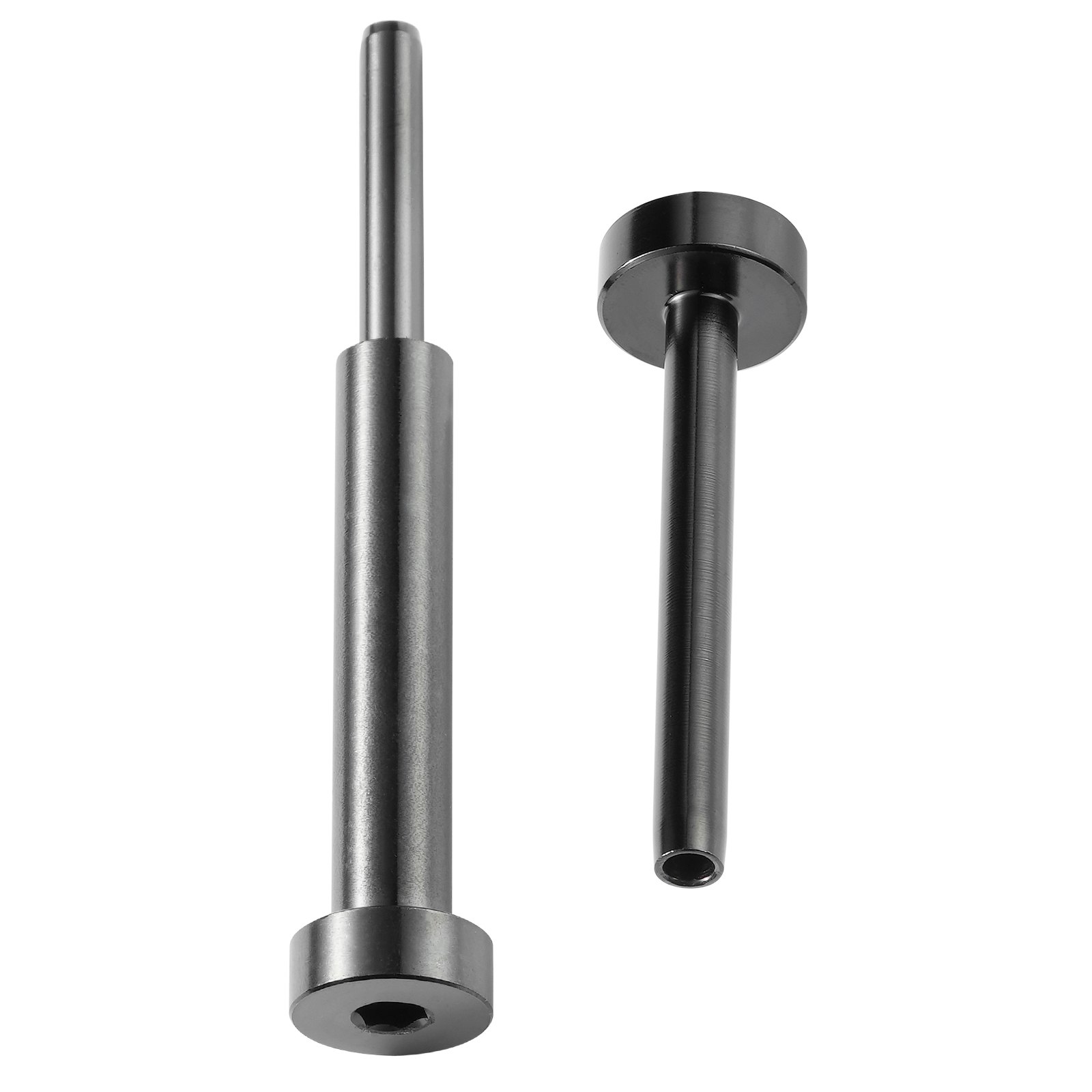 Zestaw 40 niewidocznych linek do balustrady kablowej VEVOR, stal nierdzewna T316, niewidoczny odbiornik 1/8 cala i końcówka dociskowa do linek, zacisk dociskowy 1/8 cala do słupków drewnianych/metalowych, kolor czarny