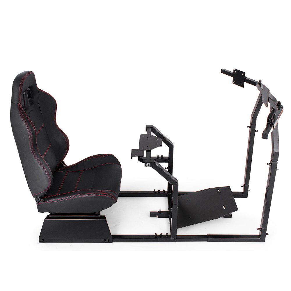 GTA-F Model Racing Simulator Kokpit Gaming Chair z potrójnym stojakiem na monitor