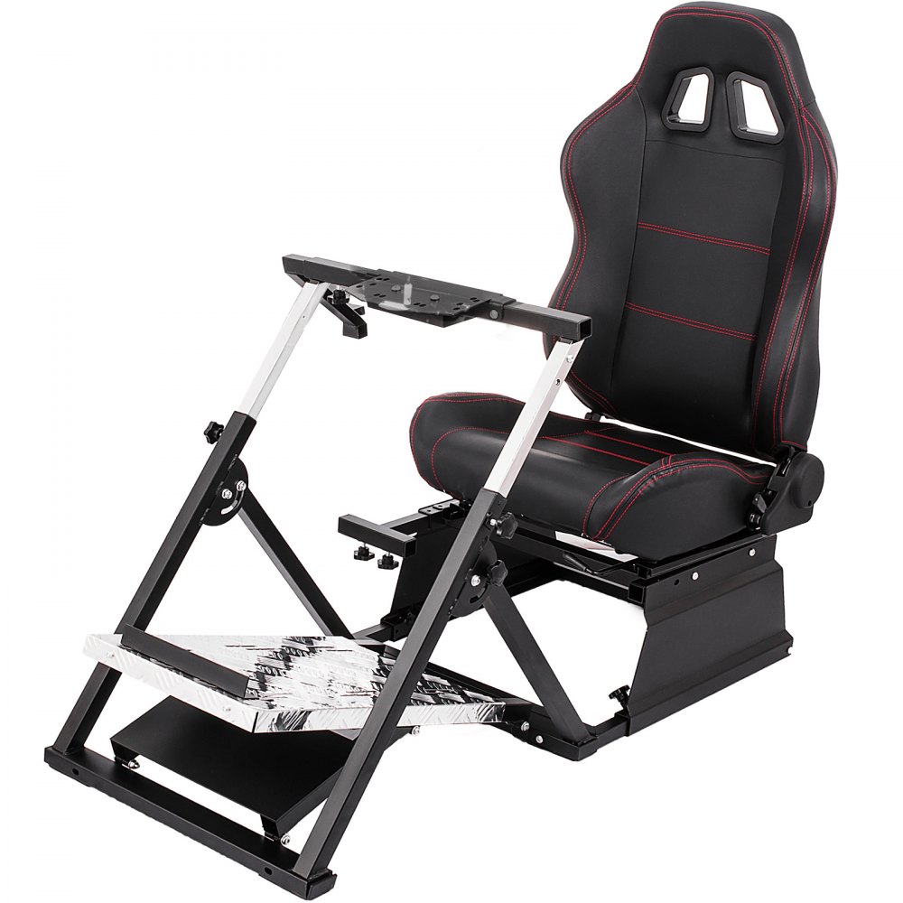 VEVOR Stojak na kierownicę do wyścigów G27 / G29 / G920 / T500RS Symulator wyścigów Kokpit Gaming Chair V2 Gt