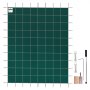 Prostokątna siatka zabezpieczająca na basen 20X40 FT Green Winter Outdoor