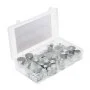 VEVOR 72-piece JIC hydraulic fittings, industrial hydraulic cap & plug, hose & pipe fitting kit, cap & plug kit, precision threads in 37° cutting sizes 4, 6, 8, 10, 12, 16