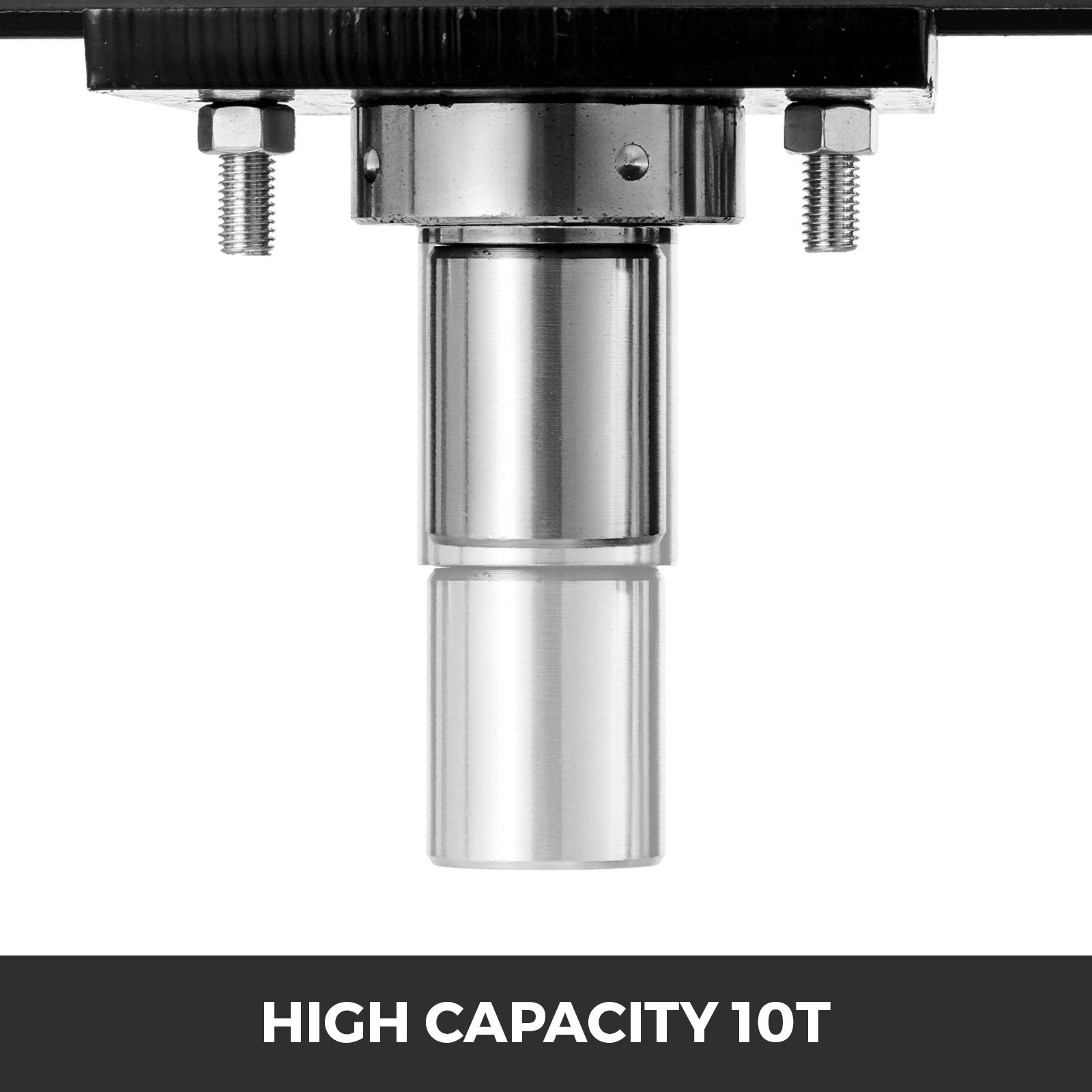 Zestaw prasy hydraulicznej 22046 lb (ok. 10 t) zestaw prasy ramowej z manometrem czarny