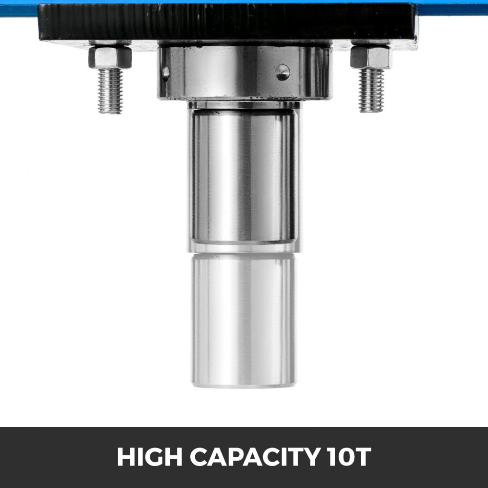 Zestaw prasy hydraulicznej 22046 lb (ok. 10 t) Zestaw prasy ramowej z manometrem niebieski