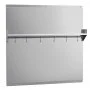 VEVOR 76x76 cm Stainless Steel Backsplash for Stove, Ultra Flat Splatter Guard with Storage Shelf & Hanging Rack, Wall Shield Range Hood Panel, Easy Clean, Pre-Drilled Holes for Easy Installation