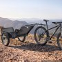 Przyczepa rowerowa VEVOR, przyczepa towarowa, transportowa do użytku w terenie, 145 kg, stal węglowa i siatka PVC, z 8 odblaskami, składana konstrukcja, do kół o średnicy 22-28 cali, wózek rowerowy do każdego terenu