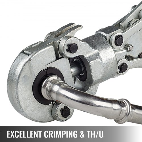 VEVOR Hydraulic Pipe Crimper Narzędzie do zaciskania rur U TH16-32mm Szczęki 360 ° Głowica