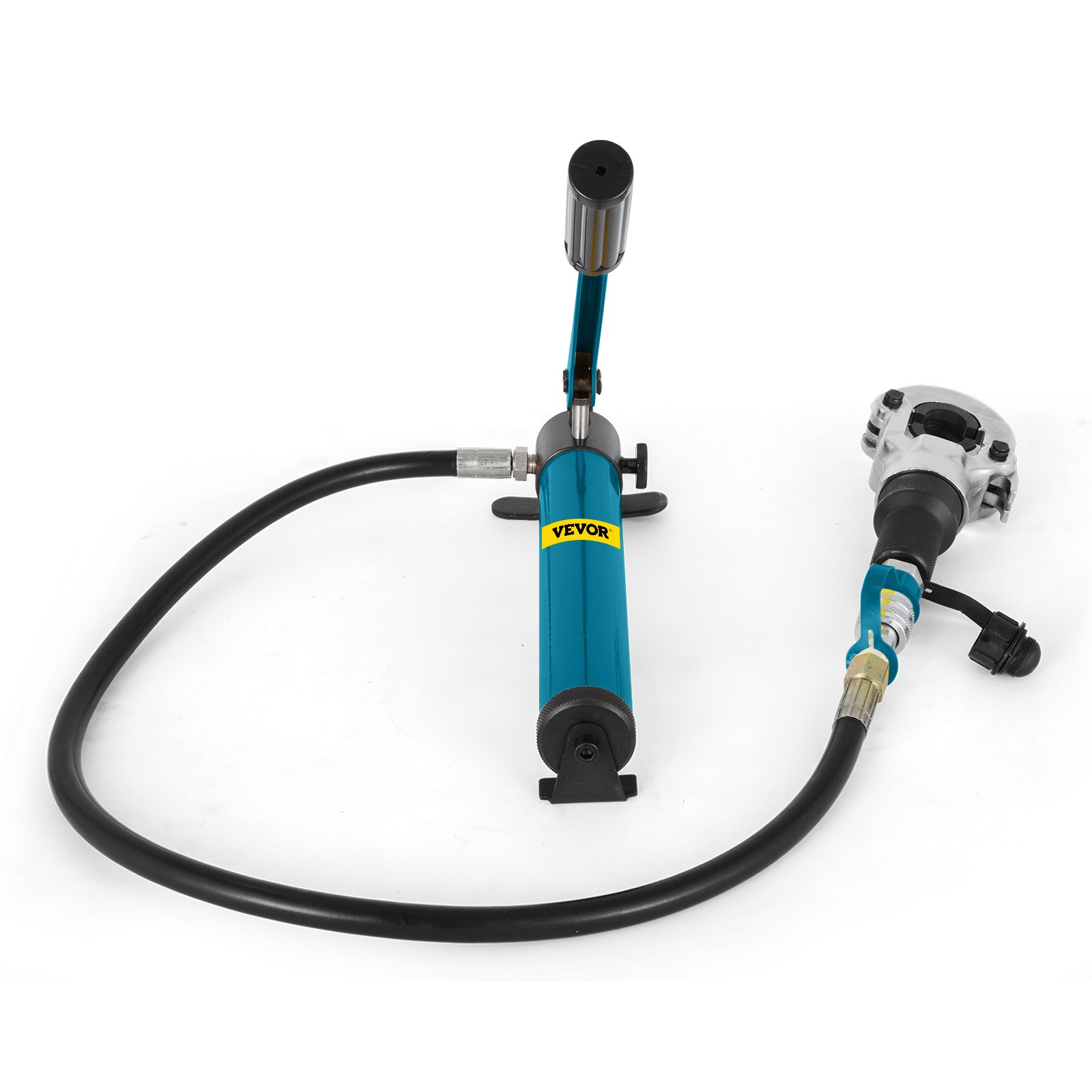 Szczypce zaciskowe VEVOR 12-28 mm typ V, szczypce zaciskowe, szczypce zaciskowe o sile nacisku 6 T, szczypce zaciskowe do rur 16-32 mm typ TH, hydrauliczne szczypce zaciskowe z gumowym uchwytem, ​​głowica obrotowa 360°, do rur PEX, rur PB, rur miedzianych