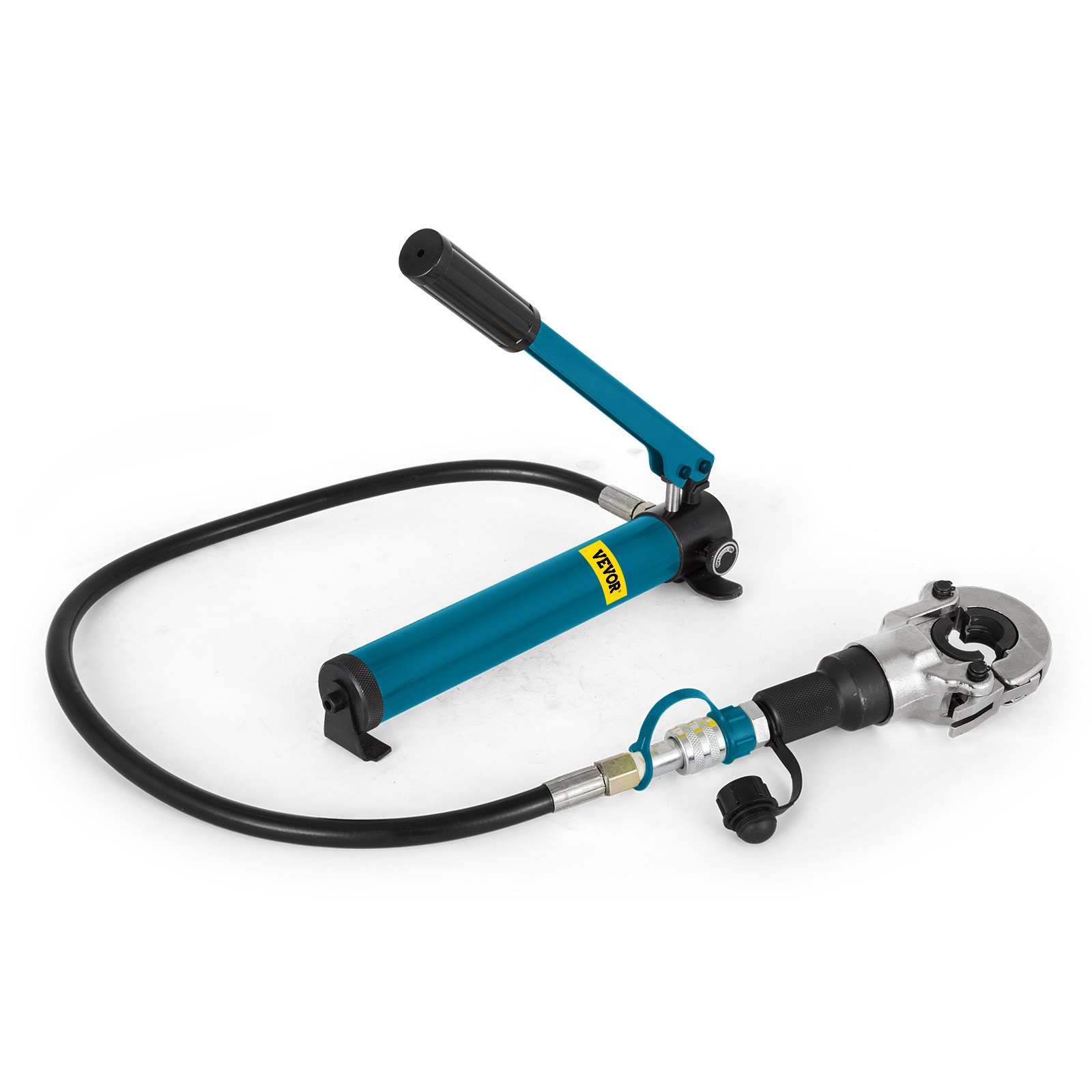 Szczypce zaciskowe VEVOR 12-28 mm typ V, szczypce zaciskowe, szczypce zaciskowe o sile nacisku 6 T, szczypce zaciskowe do rur 16-32 mm typ TH, hydrauliczne szczypce zaciskowe z gumowym uchwytem, ​​głowica obrotowa 360°, do rur PEX, rur PB, rur miedzianych