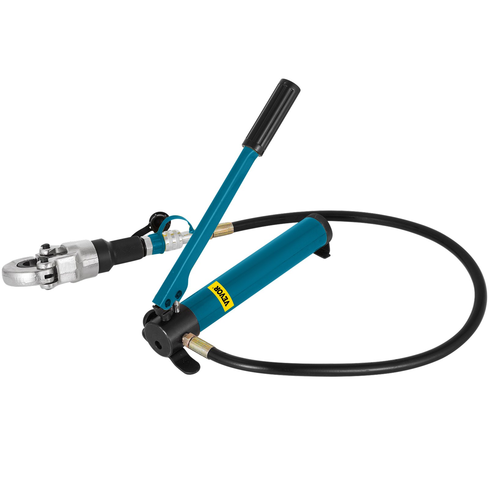Szczypce zaciskowe VEVOR 12-28 mm typ V, szczypce zaciskowe, szczypce zaciskowe o sile nacisku 6 T, szczypce zaciskowe do rur 16-32 mm typ TH, hydrauliczne szczypce zaciskowe z gumowym uchwytem, ​​głowica obrotowa 360°, do rur PEX, rur PB, rur miedzianych