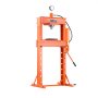 VEVOR hydraulic pneumatic workshop press 20 t (H-frame) with press plate & triangular support, adjustable hydraulic press for garage floors with pressure relief valve, suitable for bending & straightening