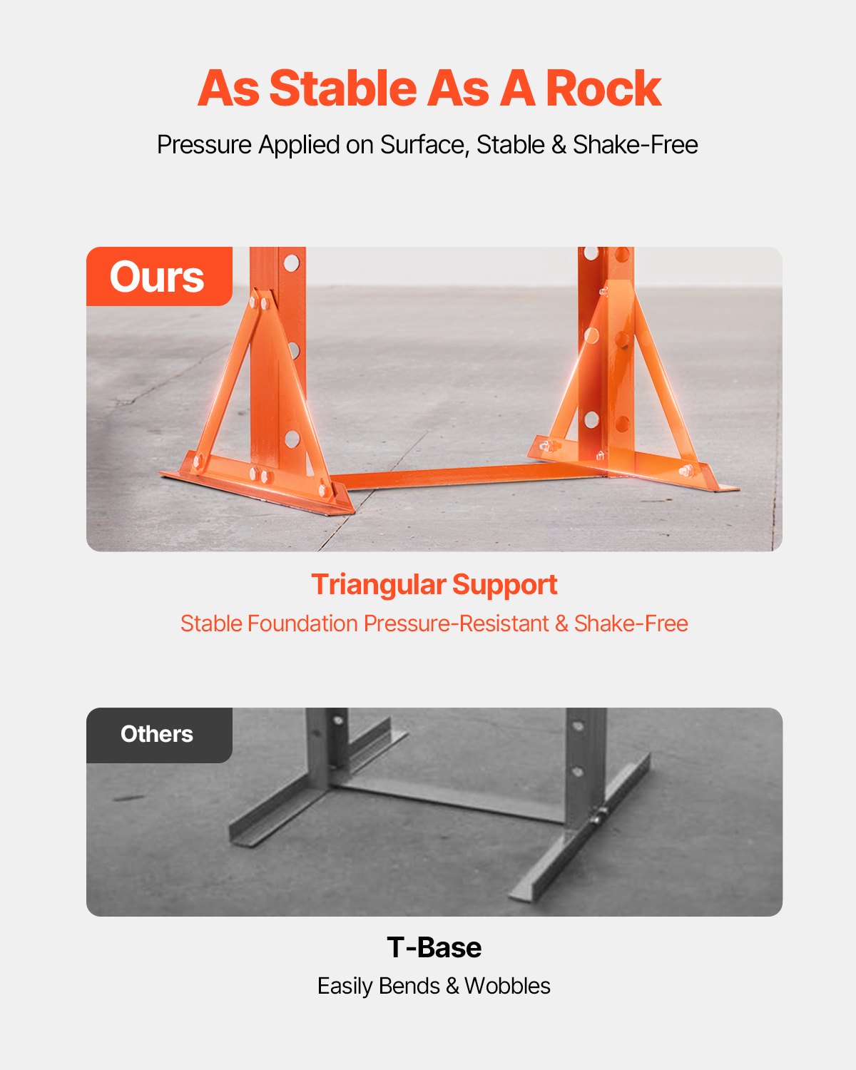 VEVOR hydraulic pneumatic workshop press 20 t (H-frame) with press plate & triangular support, adjustable hydraulic press for garage floors with pressure relief valve, suitable for bending & straightening