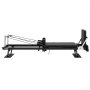 Rower treningowy VEVOR Pilates Reformer składany z 5 sprężynami, obsługuje do 181 kg, do domowej siłowni i studia fitness, z solidną konstrukcją z żelaza, cichymi kołami, podpórkami na ramiona i wyściełanym podwoziem