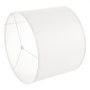 Abażur bębnowy VEVOR 33 x 33 x 25 cm (góra x dół x wysokość), 2 szt. średnich wymiennych abażurów z lnu i PVC, abażur do lamp stołowych, podłogowych i wiszących (kremowy)