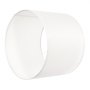 VEVOR Drum Lampshade 40 x 40 x 30 cm (top x bottom x height), 2 large replacement shades made of linen + PVC, lampshade with harp for table lamps, floor lamps, pendant lights (cream white linen)