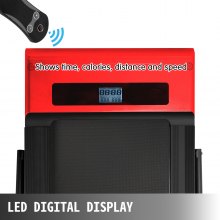 Bieżnia podbiurkowa z wyświetlaczem cyfrowym LED Składana z poręczą 500W