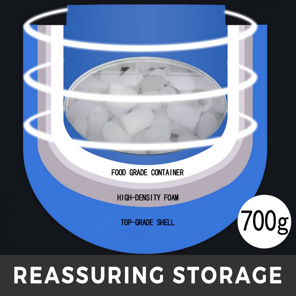 VEVOR 12 kg z wyświetlaczem LCD, czarna, komercyjna kostkarka do lodu