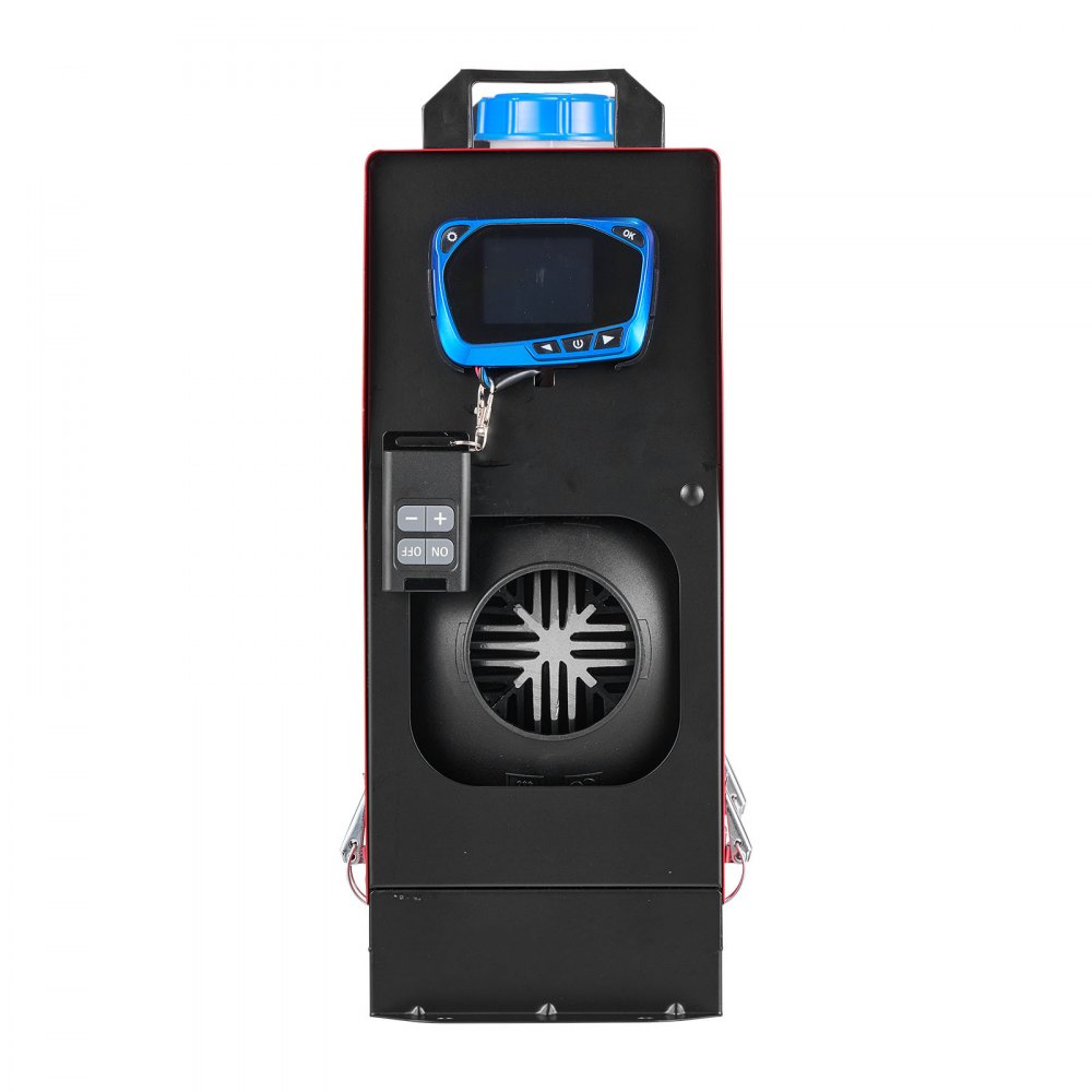 Nagrzewnica powietrza VEVOR Diesel 12-24V 5-8KW, szybko nagrzewająca się nagrzewnica powietrza z pilotem, niebieskim przełącznikiem LCD i funkcją podgrzewania wstępnego, cicha, do kamperów, ciężarówek, przyczep i łodzi