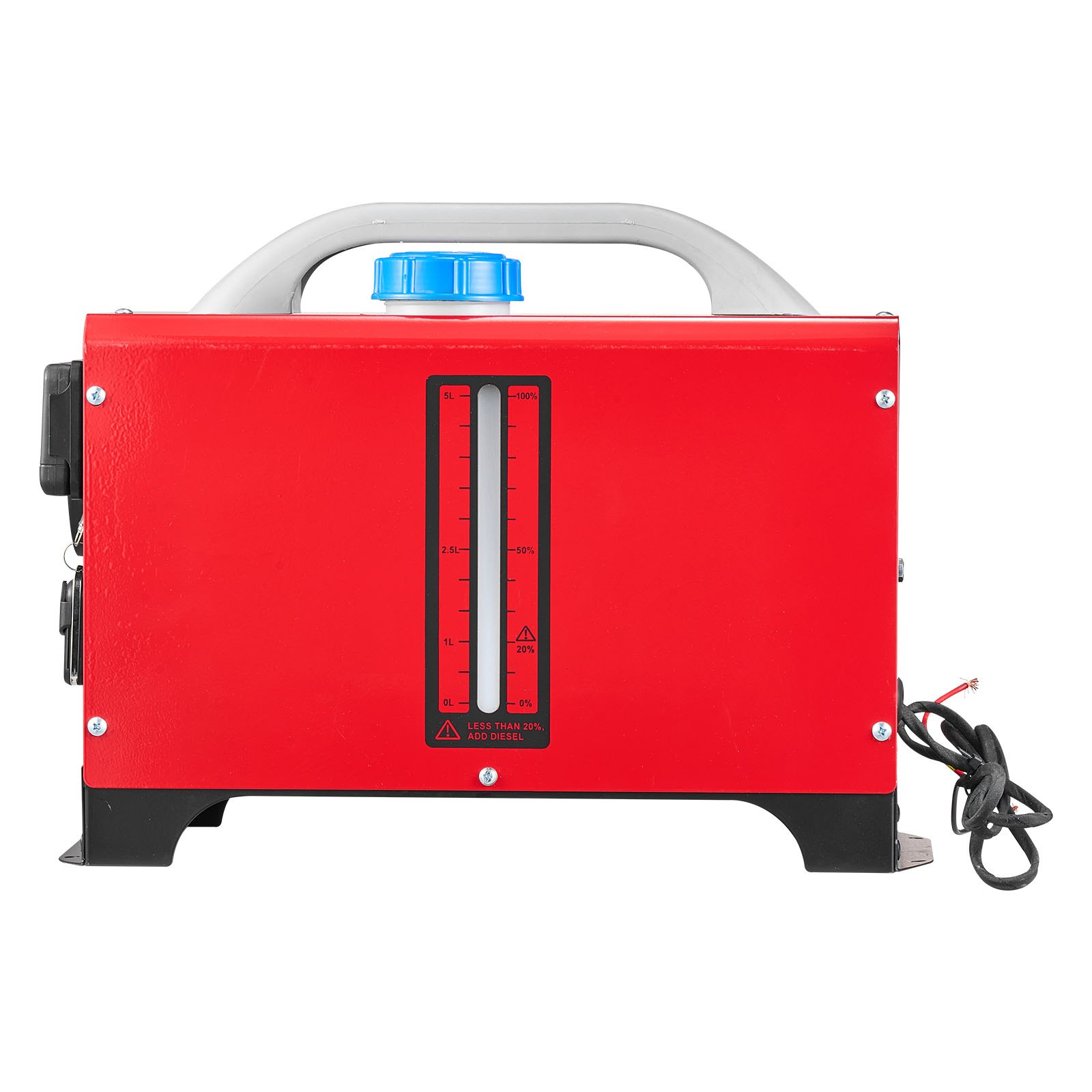 Nagrzewnica powietrza VEVOR Diesel 12-24V 5-8KW szybko nagrzewająca się nagrzewnica powietrza z pilotem, czarnym przełącznikiem LCD i funkcją podgrzewania wstępnego, niski poziom hałasu, do kamperów, ciężarówek, łodzi i przyczep