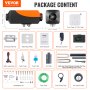 VEVOR Bluetooth App Control Diesel Air Heater, 12V 2KW Diesel Heater with Automatic Altitude Adjustment, Remote Control and LCD, Fast Heating