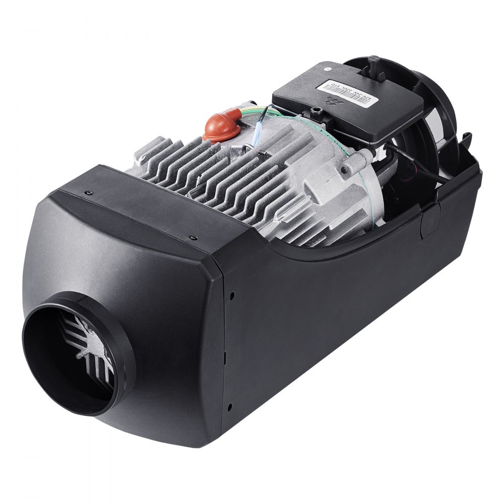 Nagrzewnica powietrza VEVOR 12V 5-8KW, nagrzewnica powietrza na olej napędowy, ogrzewanie postojowe, 0,16-0,62 l/h. Nagrzewnica na olej napędowy z wyświetlaczem LCD, pilotem i aplikacją Bluetooth
