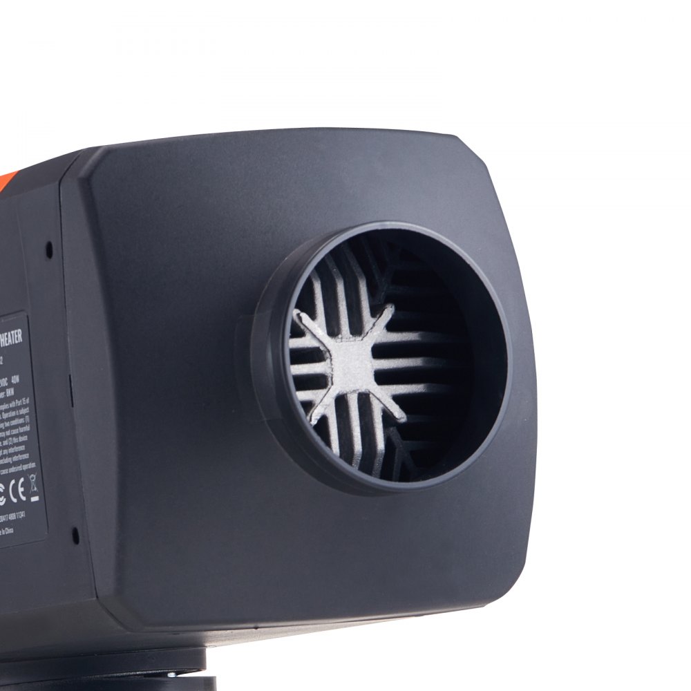 Nagrzewnica powietrza na olej napędowy VEVOR 12 i 24 V 5-8KW, nagrzewnica powietrza, nagrzewnica powietrza na olej napędowy, nagrzewnica powietrza, 0,16-0,62 l/h, nagrzewnica powietrza na olej napędowy z wyświetlaczem LCD i pilotem zdalnego sterowania