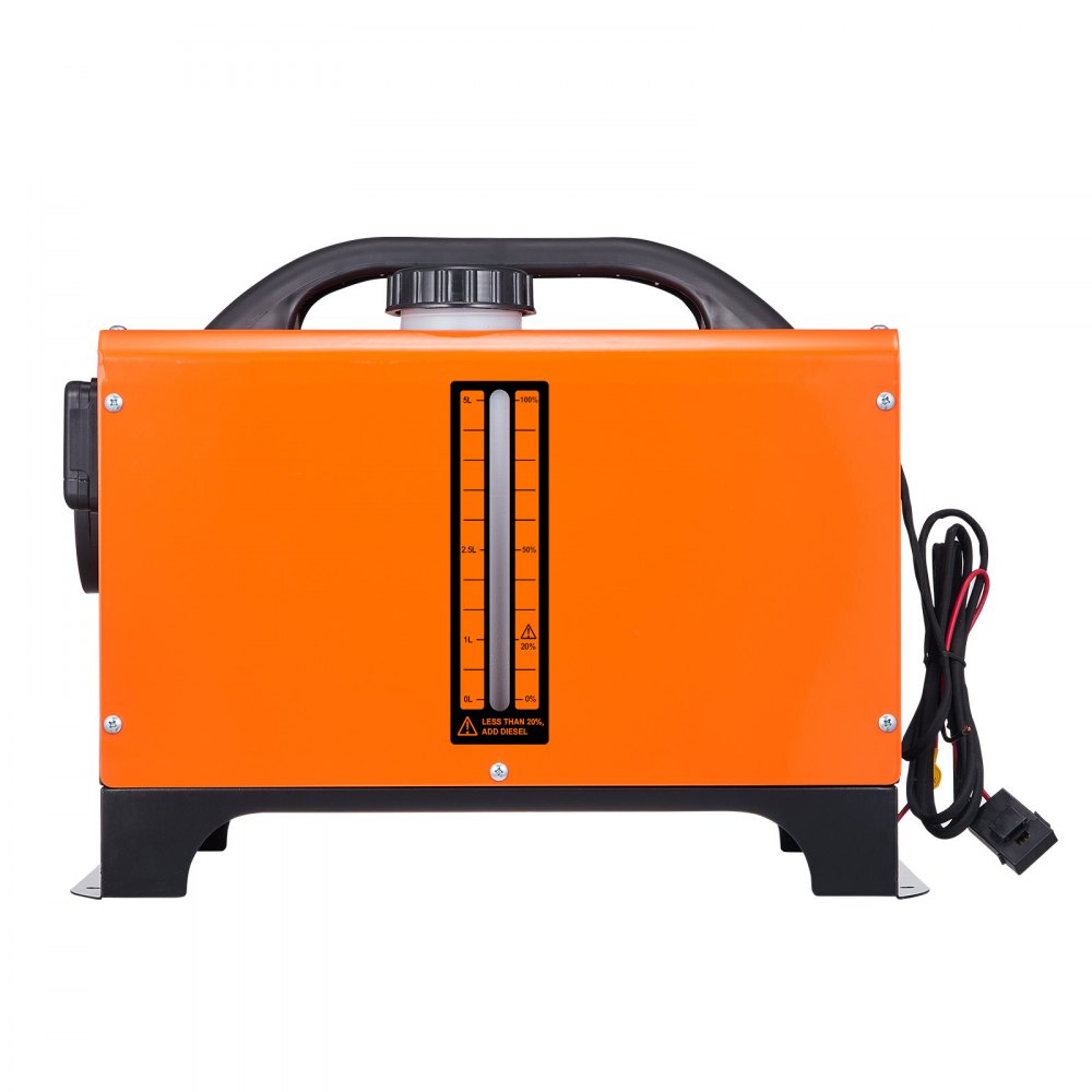 Nagrzewnica powietrza VEVOR 12V 5-8KW, nagrzewnica powietrza na olej napędowy, ogrzewanie postojowe, 0,16-0,62 l/h. Nagrzewnica samochodowa na olej napędowy z wyświetlaczem LCD, pilotem i aplikacją Bluetooth
