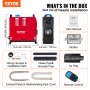 Nagrzewnica powietrza VEVO 12V 5-8KW diesel, ogrzewanie postojowe diesel, nagrzewnica powietrza diesel, nagrzewnica powietrza diesel, ogrzewanie postojowe powietrzne do samochodów ciężarowych, kamperów, autobusów z przełącznikiem LCD, 1 wyjście powietrza
