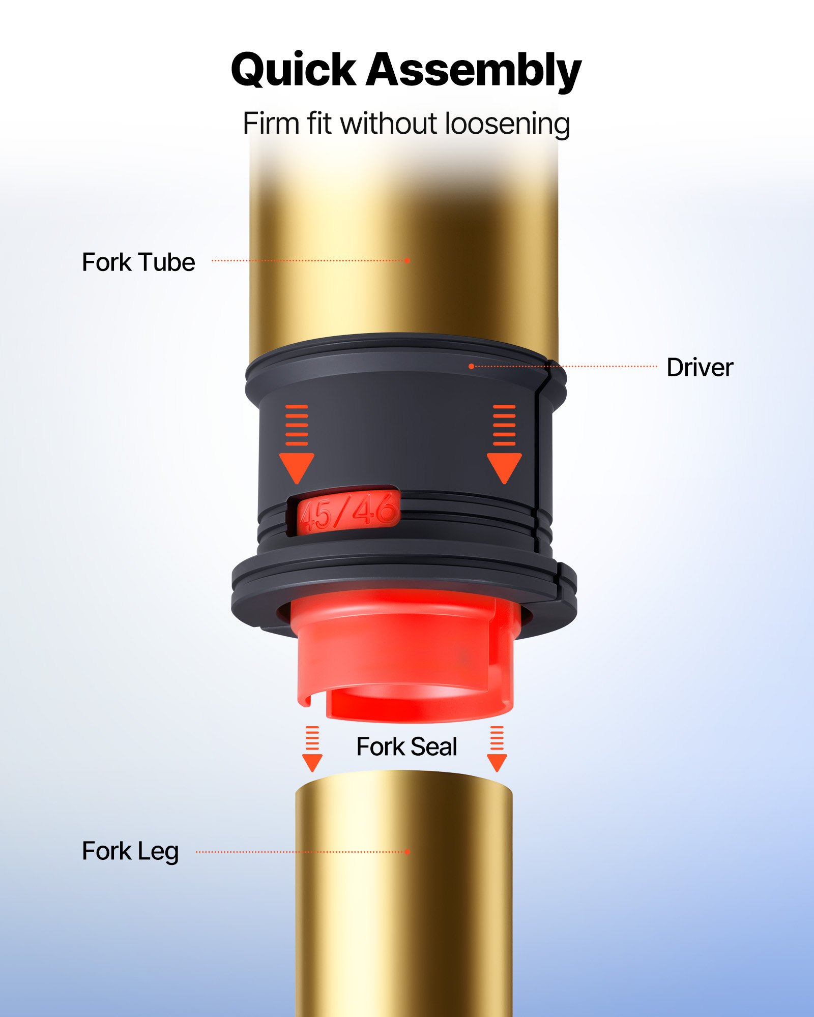 VEVOR Bearing Press Kit, 14 Pcs, Bearing Race and Seal Driver Set with Bushings and Adapters, Bushing Driver Tool Set, Heavy Duty Carbon Steel Seal Removal Installation Tool Kit with Storage Case