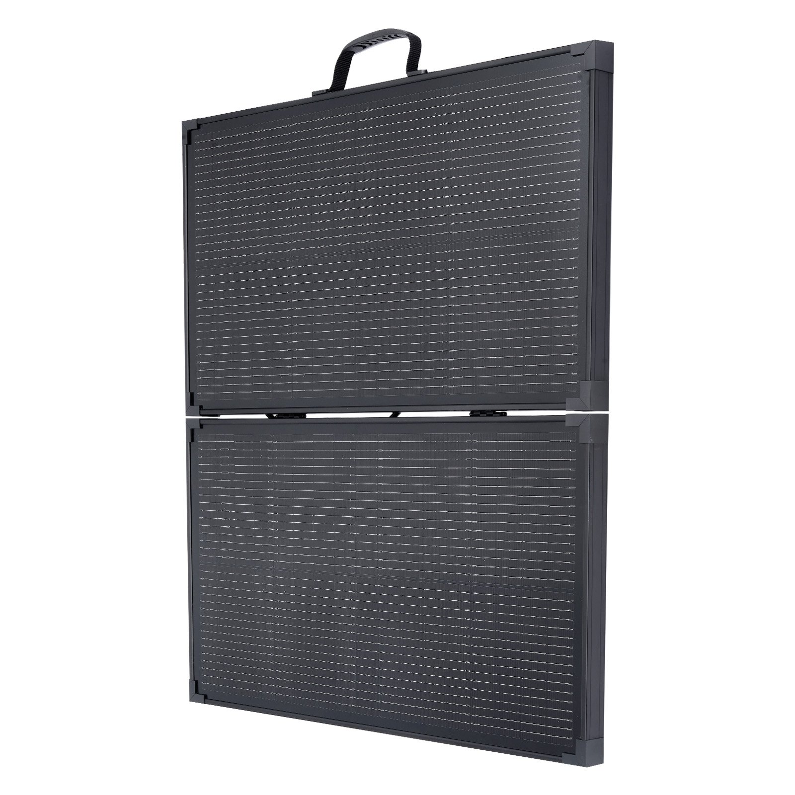 Składany panel słoneczny VEVOR 100 W, 16-punktowy moduł solarny typu N, monokrystaliczny, przenośny, z ramą, wydajność 24%, IP67, ładowarka z kontrolerem PWM 30 A i wyjściem MC4 do biwakowania i pieszych wędrówek